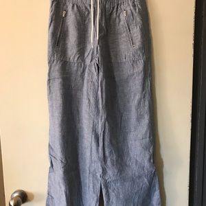 Athleta Cabo Linen Wide Leg